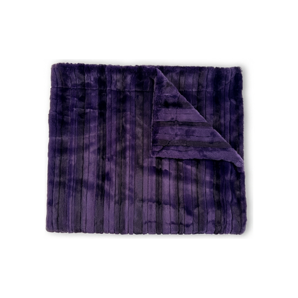 Vienna Purple Velvet Minky Blanket