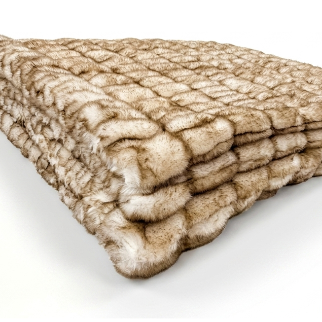 Milan Dulce Almond Cream Minky Blanket