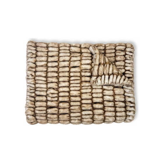 Milan Dulce Almond Cream Minky Blanket