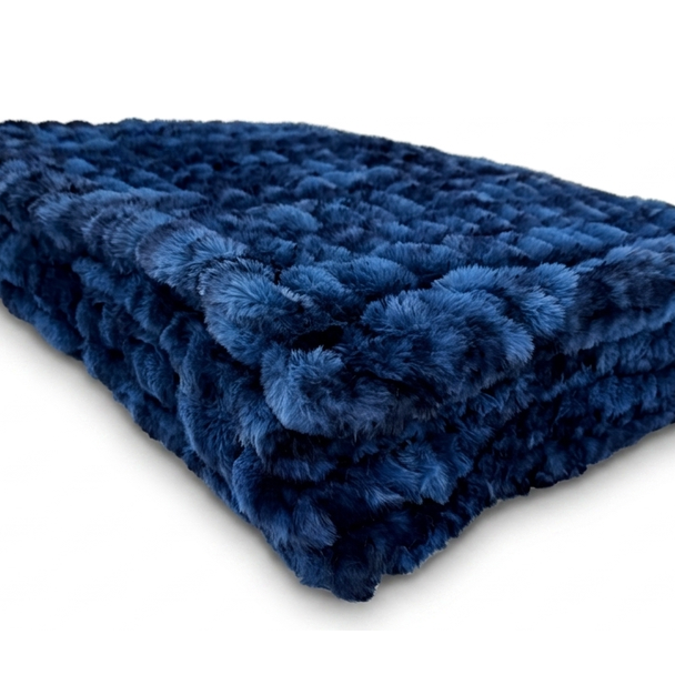 Milan Enzo Dark Sea Minky Blanket