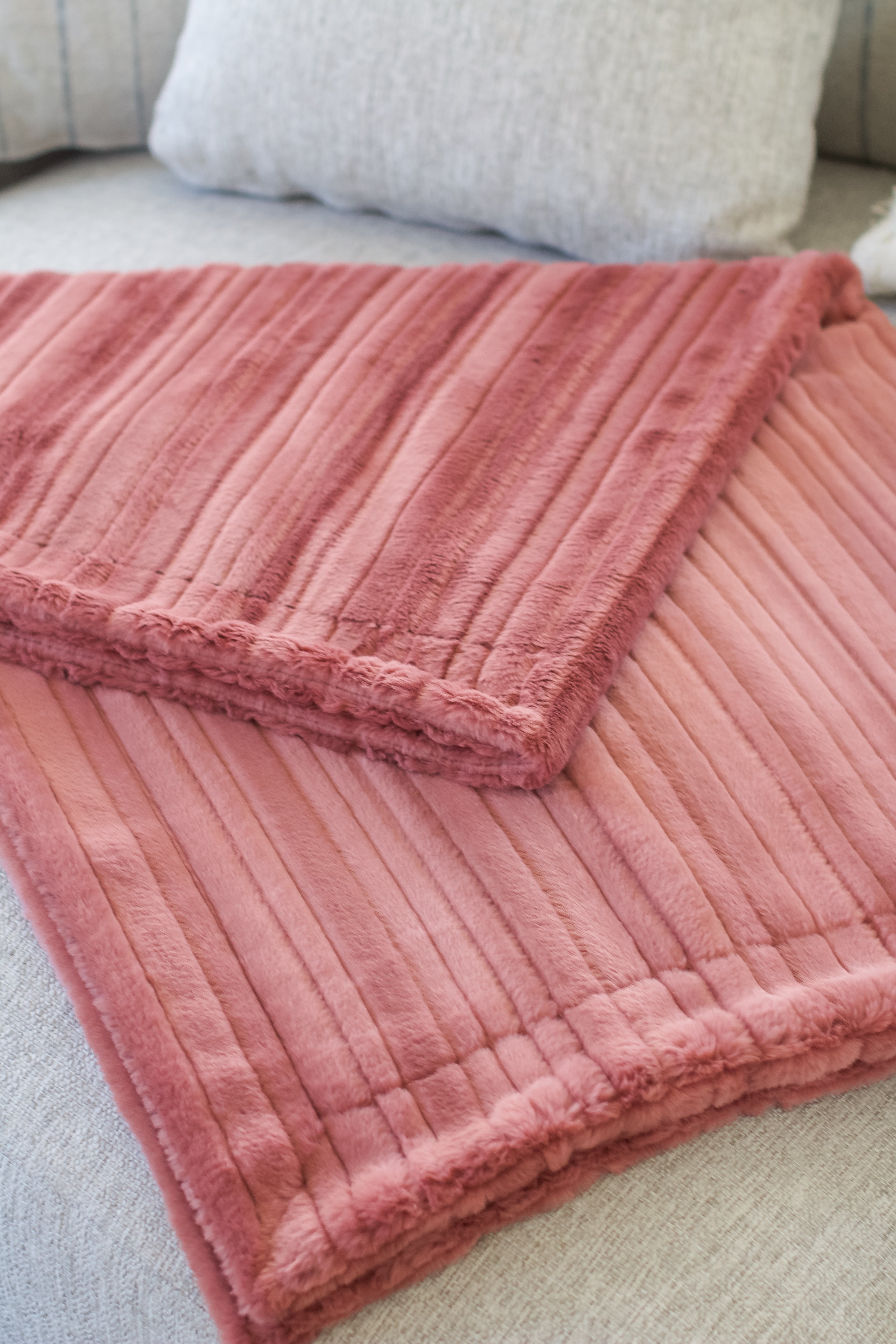 Vienna Desert Rose Minky Blanket