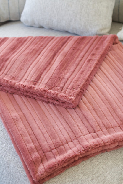 Vienna Desert Rose Minky Blanket