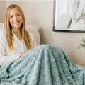 Demi Rose Juniper Minky Blanket