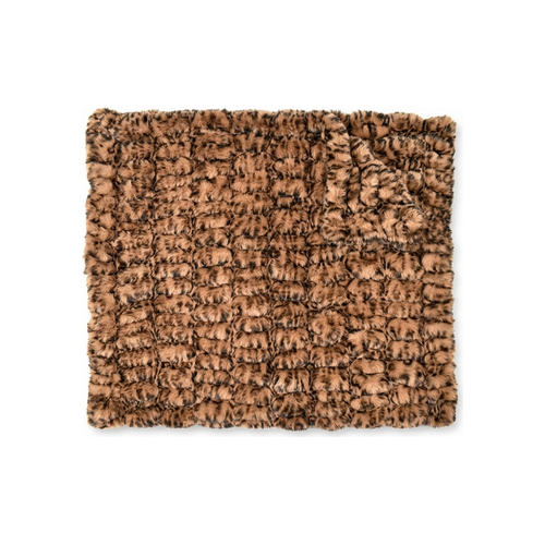 Milan Cheetah Swiss Chocolate Minky Blanket