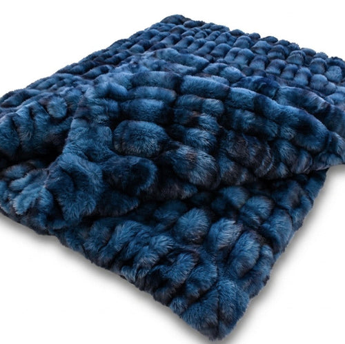 Milan Enzo Dark Sea Minky Blanket