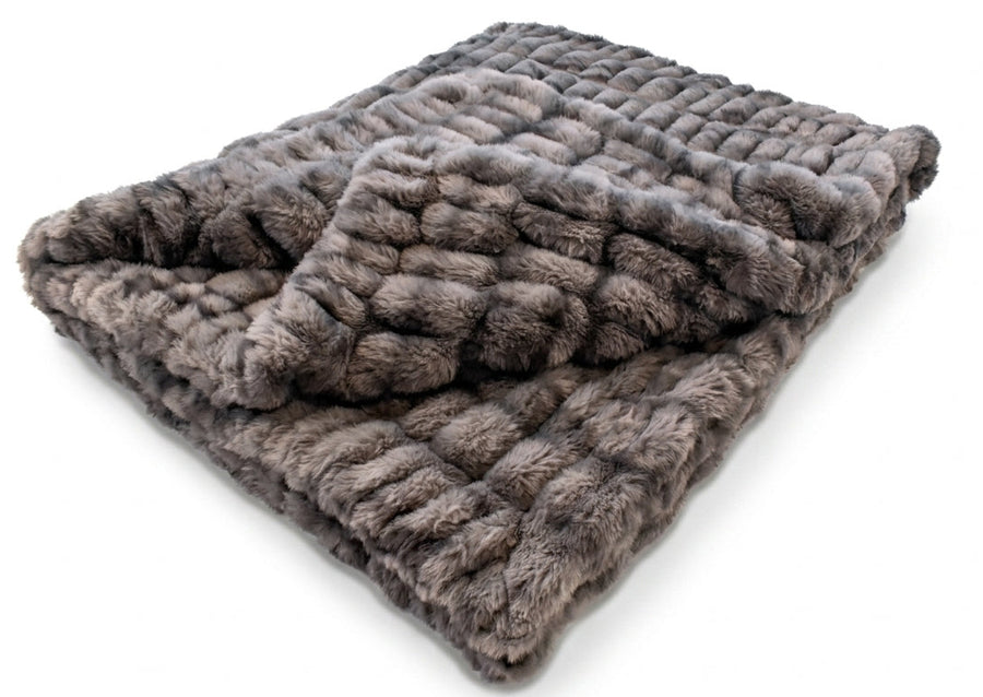 Milan Enzo Graphite Minky Blanket