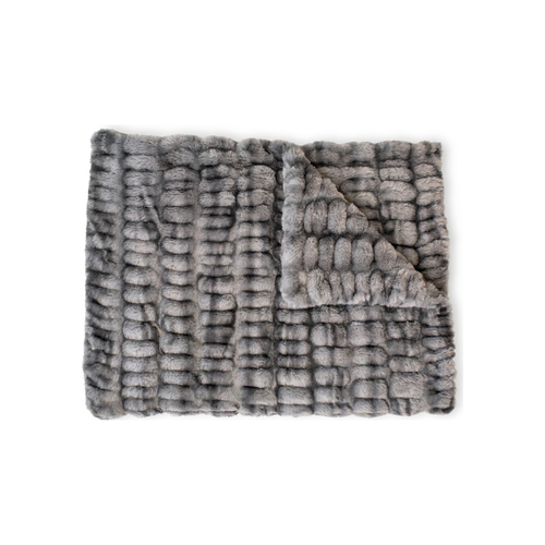 Milan Enzo Graphite Minky Blanket