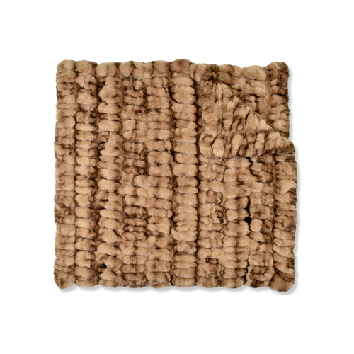 Milan Enzo Mocha Minky Blanket