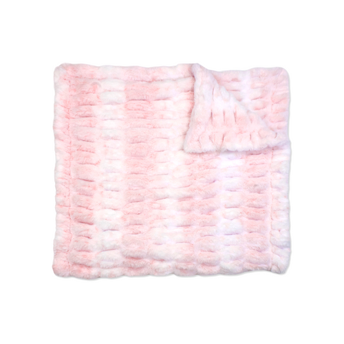 Milan Lynx Rosewater Minky Blanket