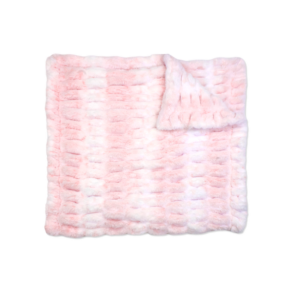 Milan Lynx Rosewater Minky Blanket