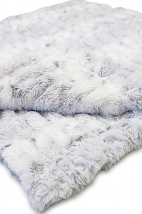Milan Lynx Silver Minky Blanket