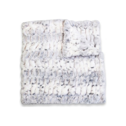 Milan Lynx Silver Minky Blanket