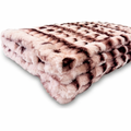 Milan Luca Black Cherry Minky Blanket
