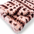 Milan Luca Black Cherry Minky Blanket