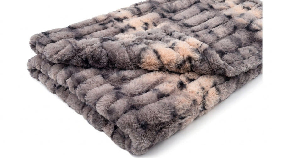 Milan Lynx Medallion Minky Blanket