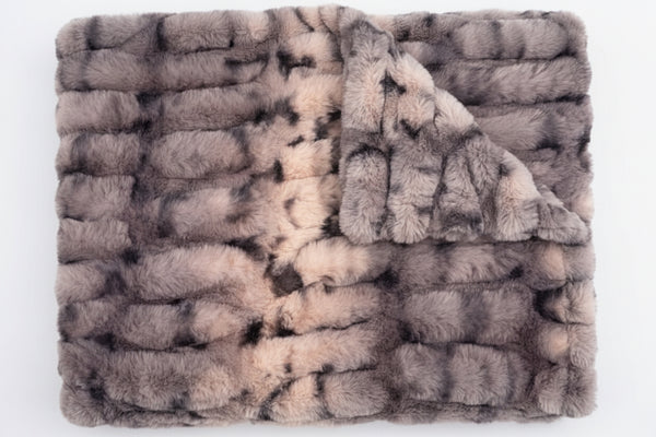 Milan Lynx Medallion Minky Blanket