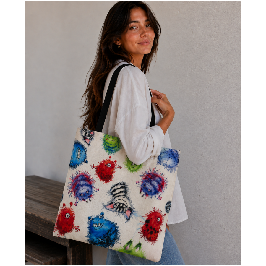 Satin Lined Halloween Tote Bag
