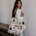 Minky Lined Halloween Tote Bag