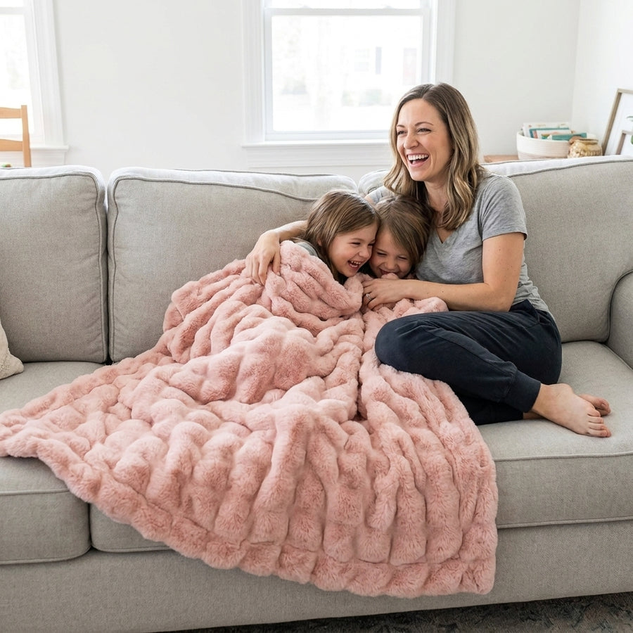 Powderpuff Ballet Slipper Minky Blanket