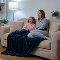 Powderpuff Nightfall Minky Blanket