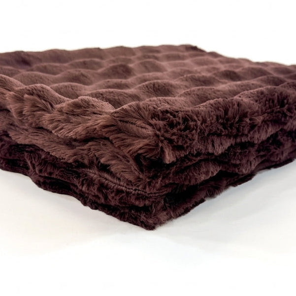 Powderpuff Rum Rasin Minky Blanket