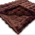 Powderpuff Rum Rasin Minky Blanket