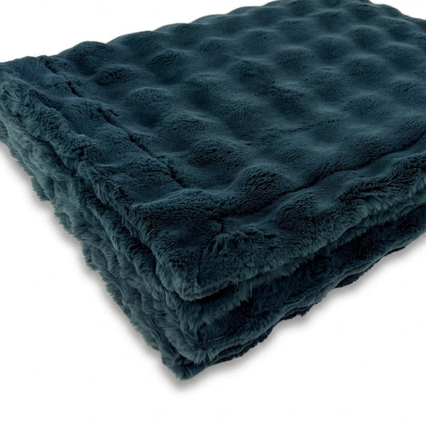 Powderpuff Spruce Minky Blanket
