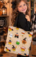 Satin Lined Halloween Tote Bag