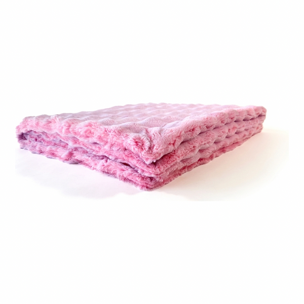 Frosted Powderpuff Unicorn Minky Blanket