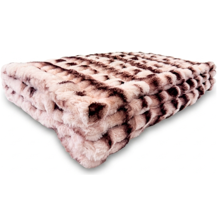 Milan Luca Black Cherry Minky Blanket