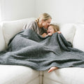 Weave Silver Minky Blanket