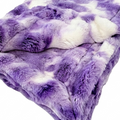 Sorbet Powderpuff Bellflower Minky Blanket