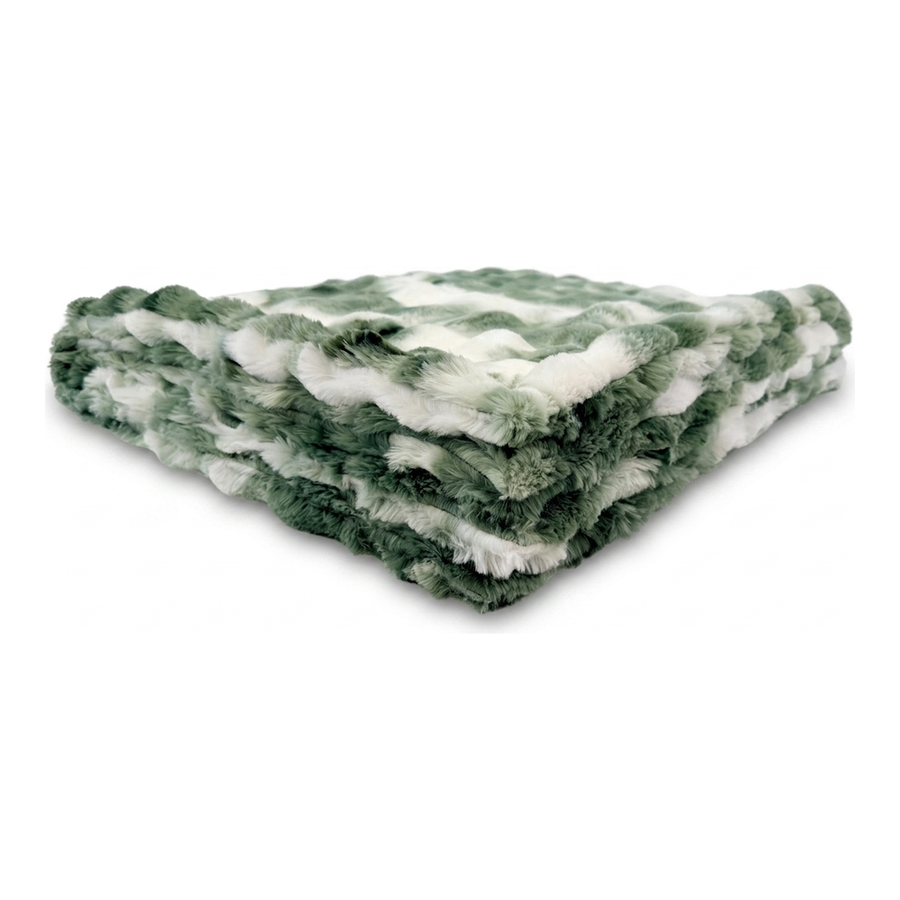 Sorbet Powderpuff Forest Minky Blanket