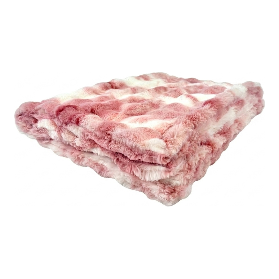 Sorbet Powderpuff Rosewater Minky Blanket
