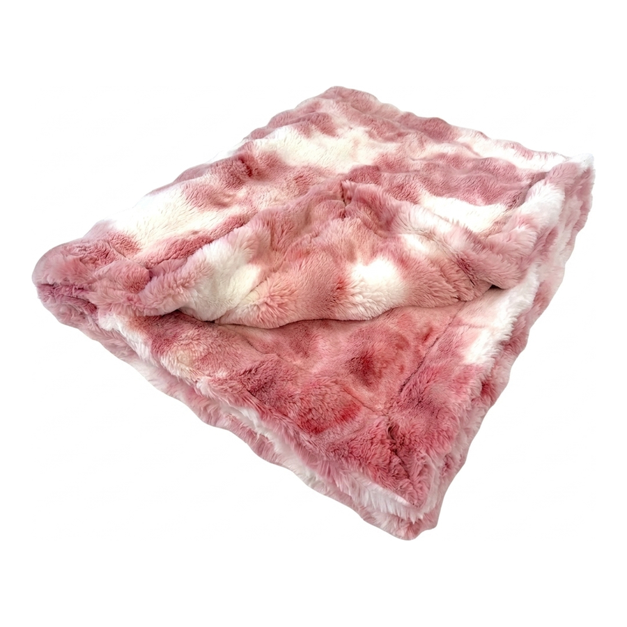 Sorbet Powderpuff Rosewater Minky Blanket