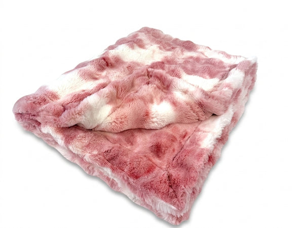 Sorbet Powderpuff Rosewater Minky Blanket