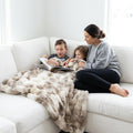 Sorbet Powderpuff Truffle Minky Blanket