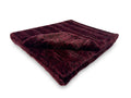 Vienna Bengal Black Cherry Minky Blanket