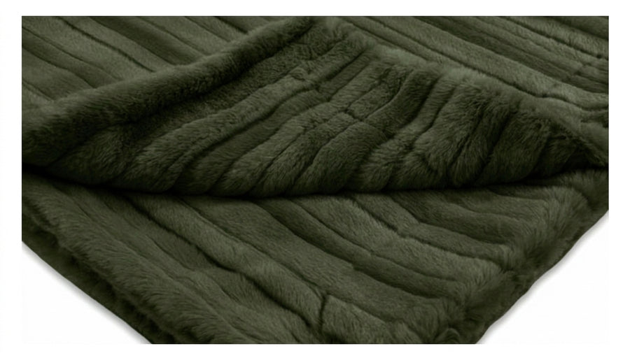 Vienna Chive Minky Blanket