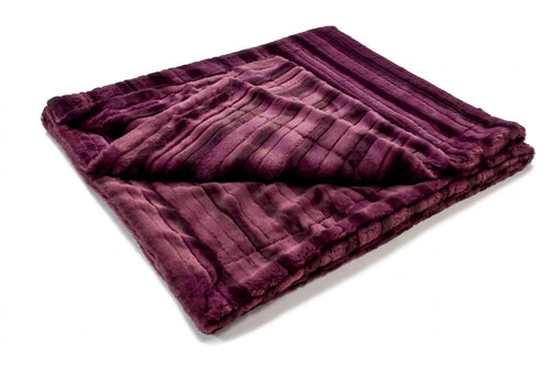Vienna Plumwine Minky Blanket