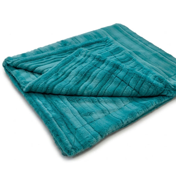 Vienna Teal Minky Blanket