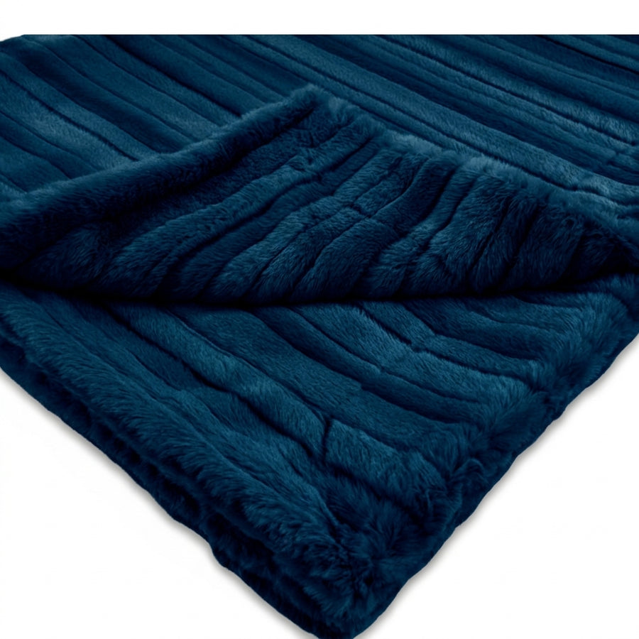 Vienna Dark Sea Minky Blanket