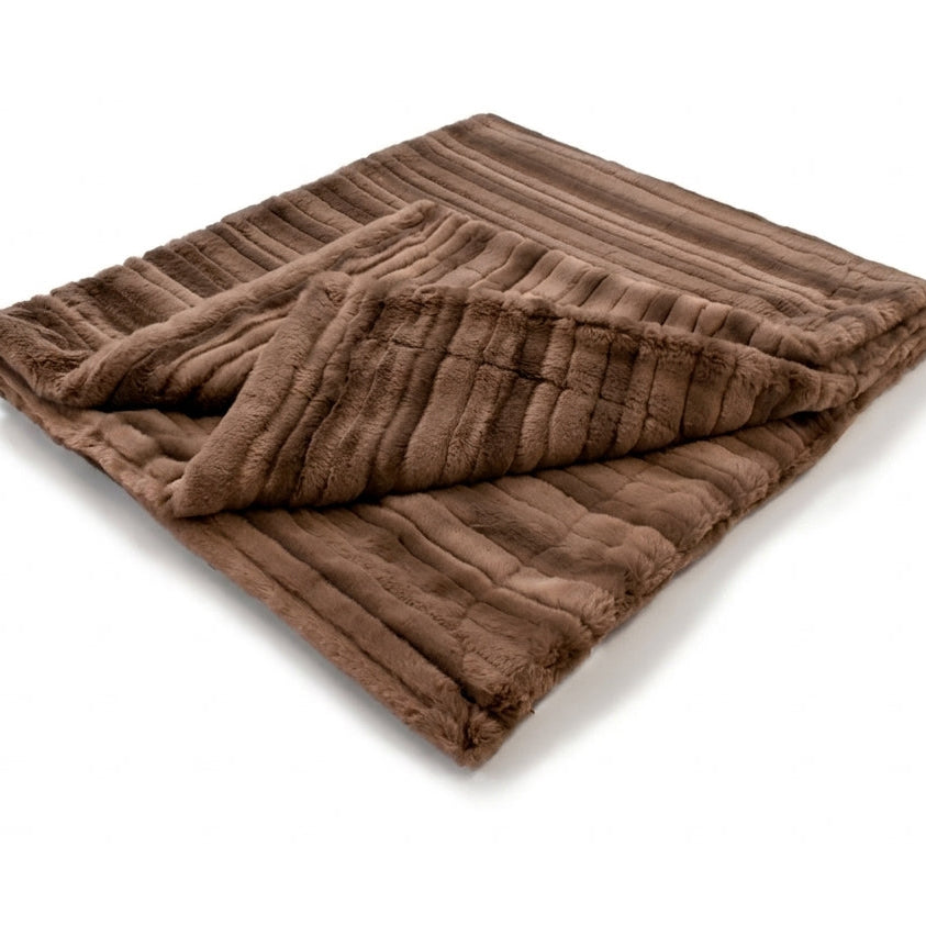 Vienna Simply Taupe Minky Blanket