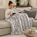 Wild Rabbit Chrome Minky Blanket