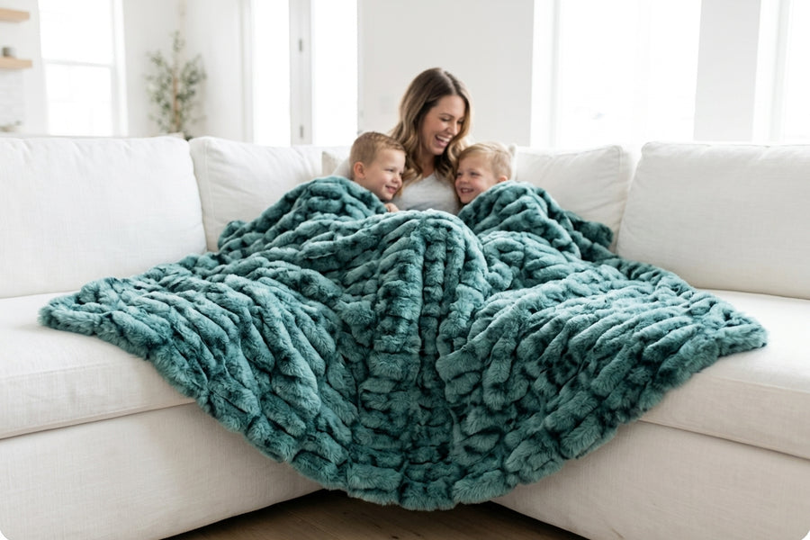 Milan Enzo Jade Minky Blanket