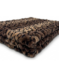 Milan Lynx Pecan Minky Blanket