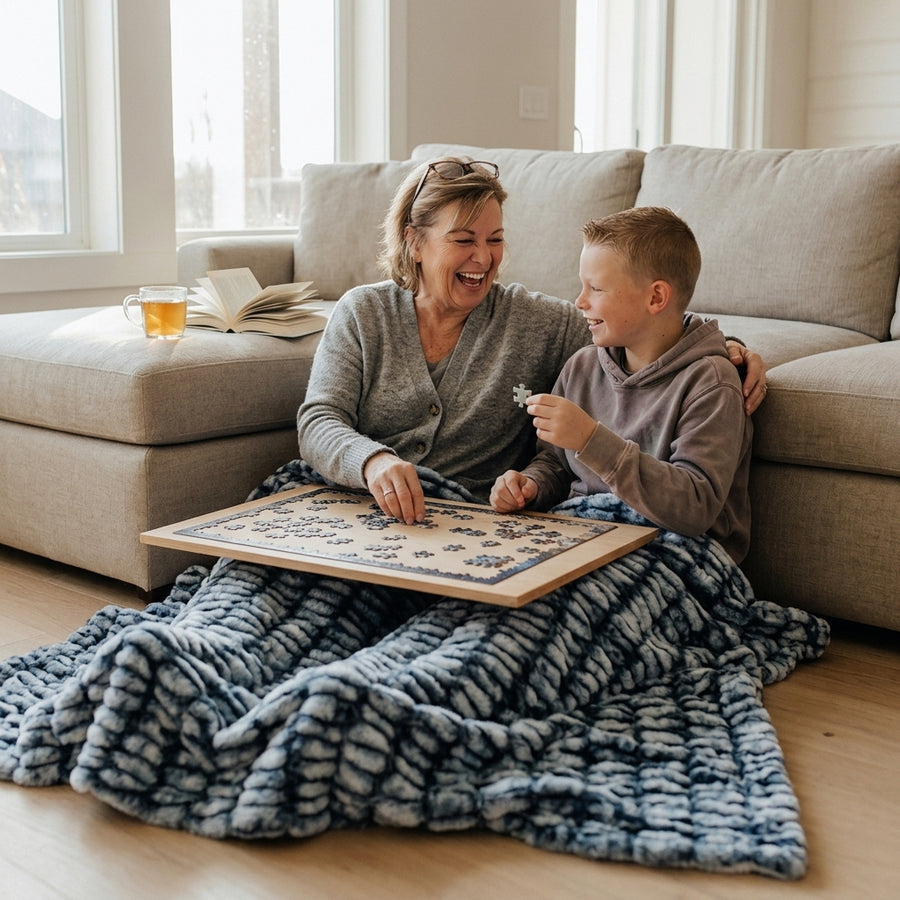Milan Dulce Coastal Minky Blanket