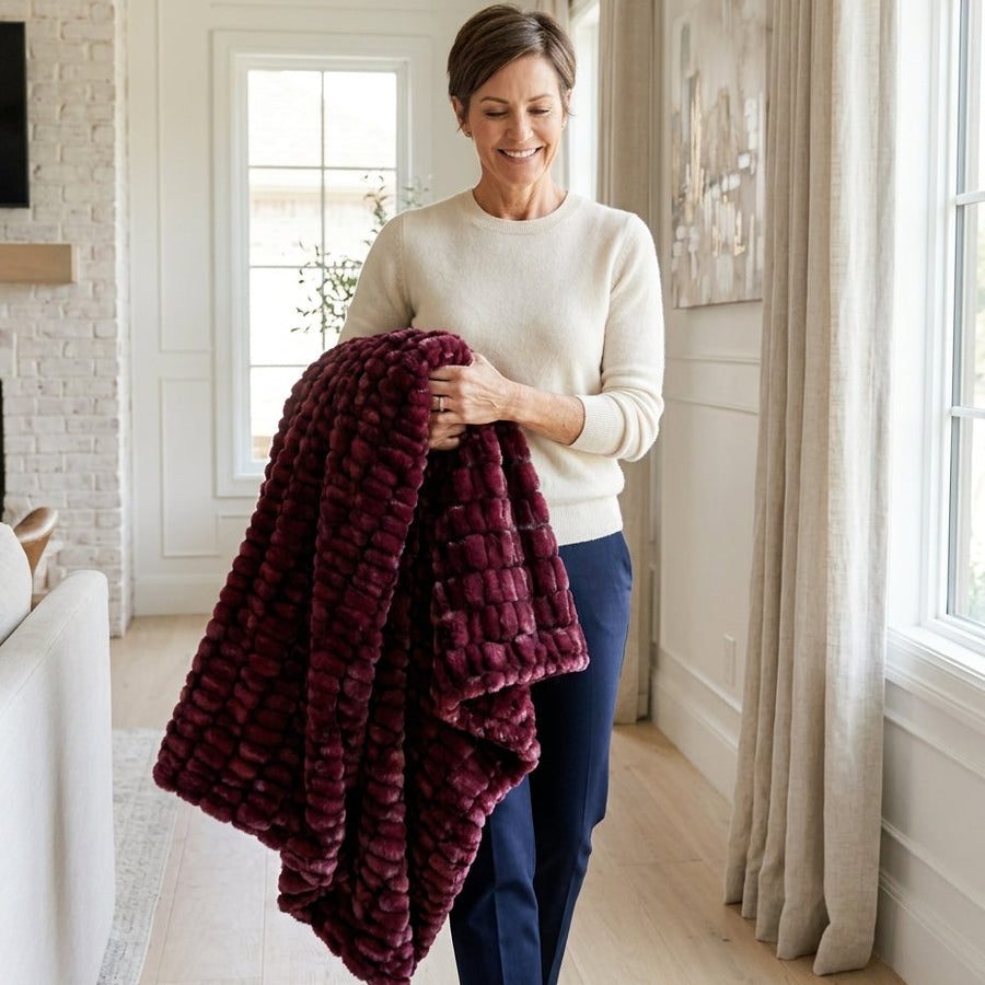 Milan Dulce Cherry Cola Minky Blanket