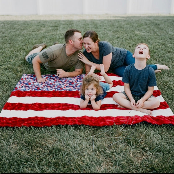 XL American Dream Flagstrip -  Encore & Powderpuff