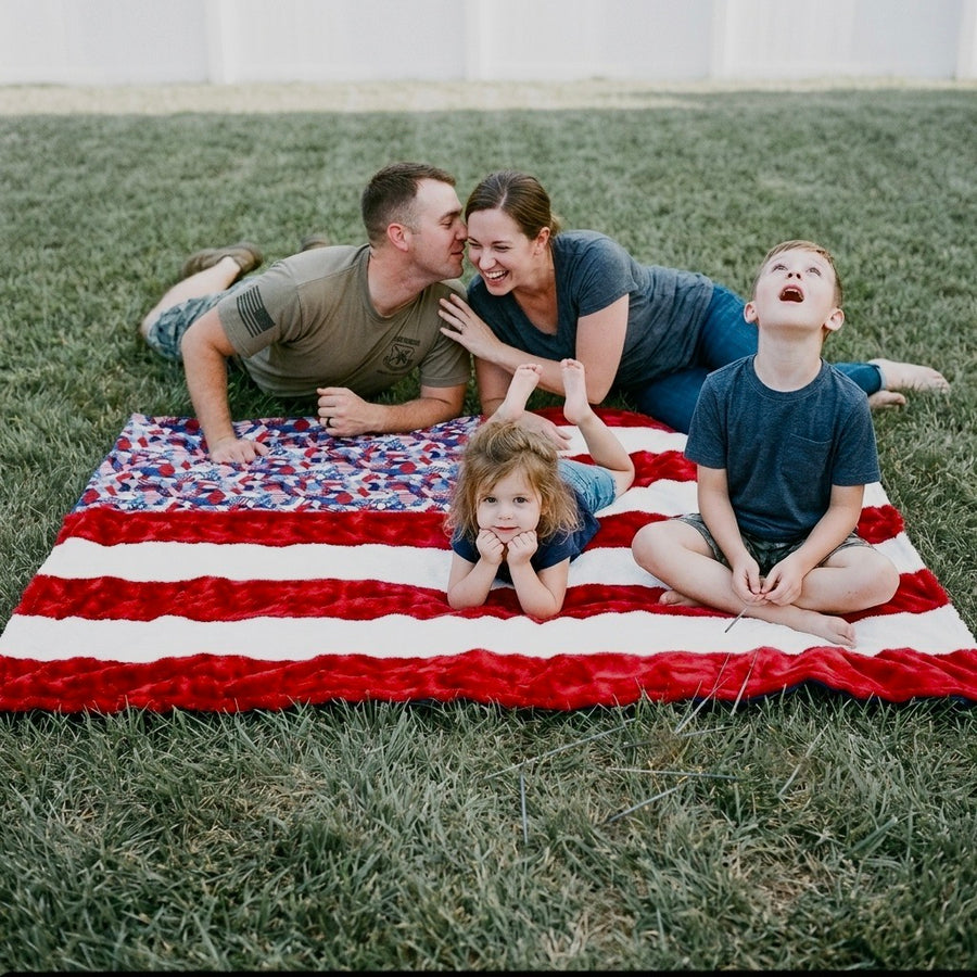 XL American Dream Flagstrip -  Encore & Powderpuff